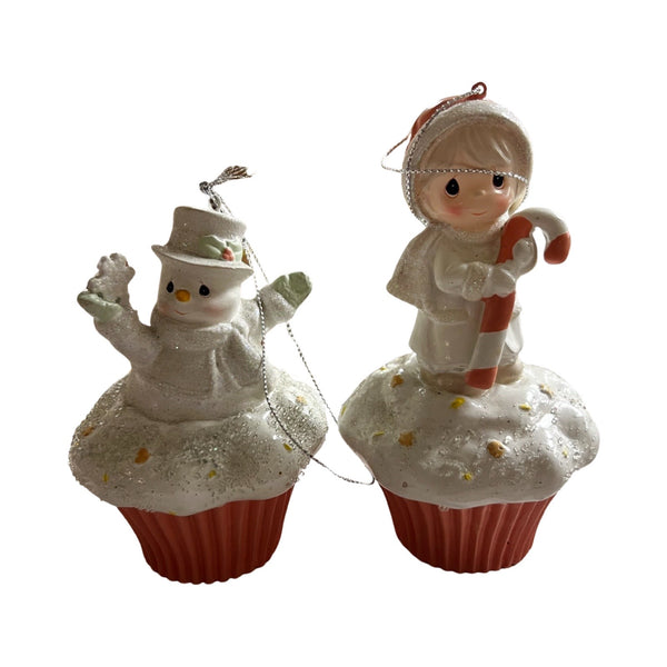 Set of Cupcakes ornaments