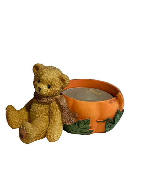 CHERISHED TEDDIES AVON EXCLUSIVE CANDLE HOLDER